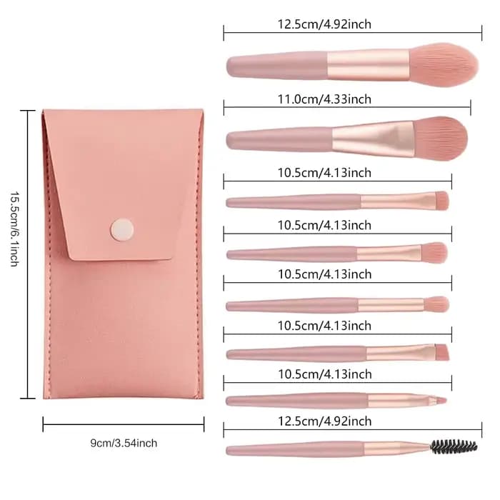 Ensemble de pinceaux de maquillage pour débutants