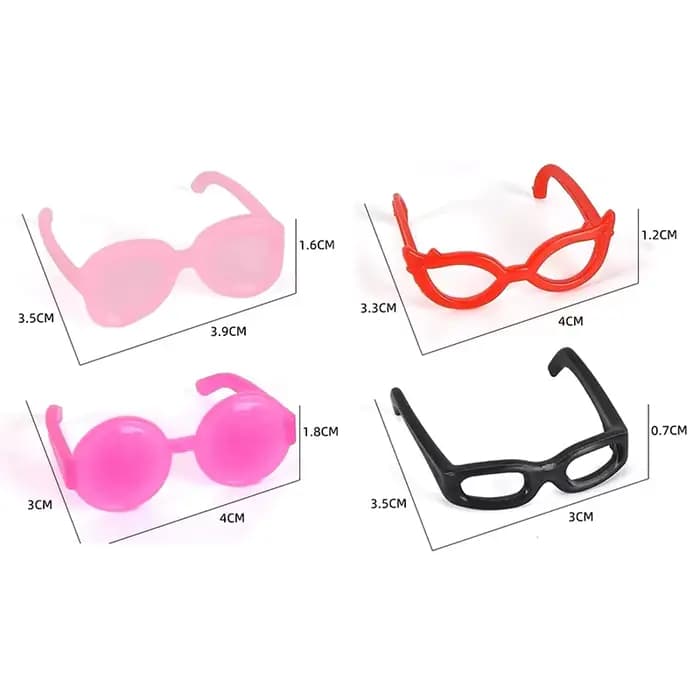 Lot de 4/8/16 outils de décoration pour bento, décorations alimentaires, lunettes, accessoires de tête, décorations pour buffet et sandwichs, pour la décoration de boîtes bento