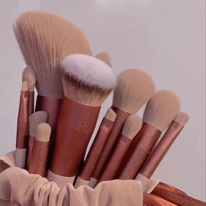Ensemble de pinceaux de maquillage doux pour femmes