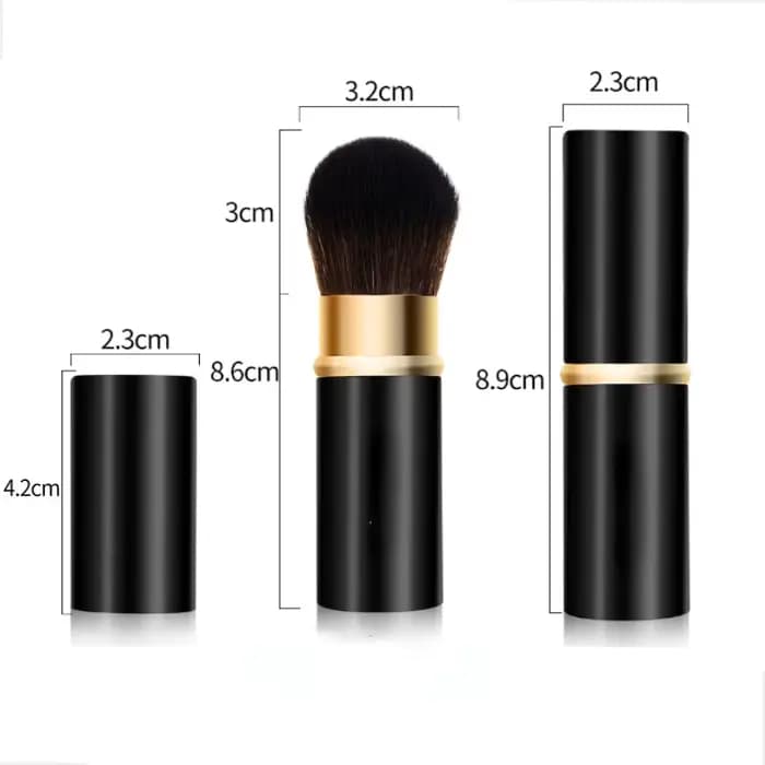 Pinceaux de maquillage rétractables pour femme