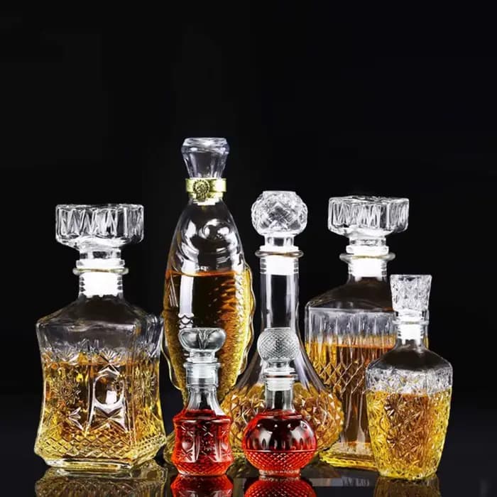 Bouteille de vin en verre de 250ml 500ml, boule créative, carafe à vin, verres