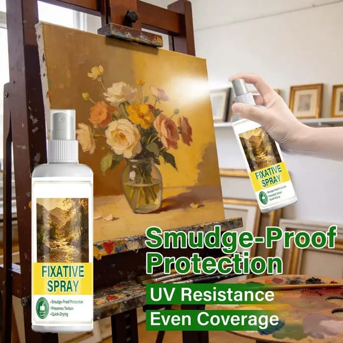 Nouveau Spray Fixateur d'Art 100ml Séchage Rapide Anti-taches Revêtement