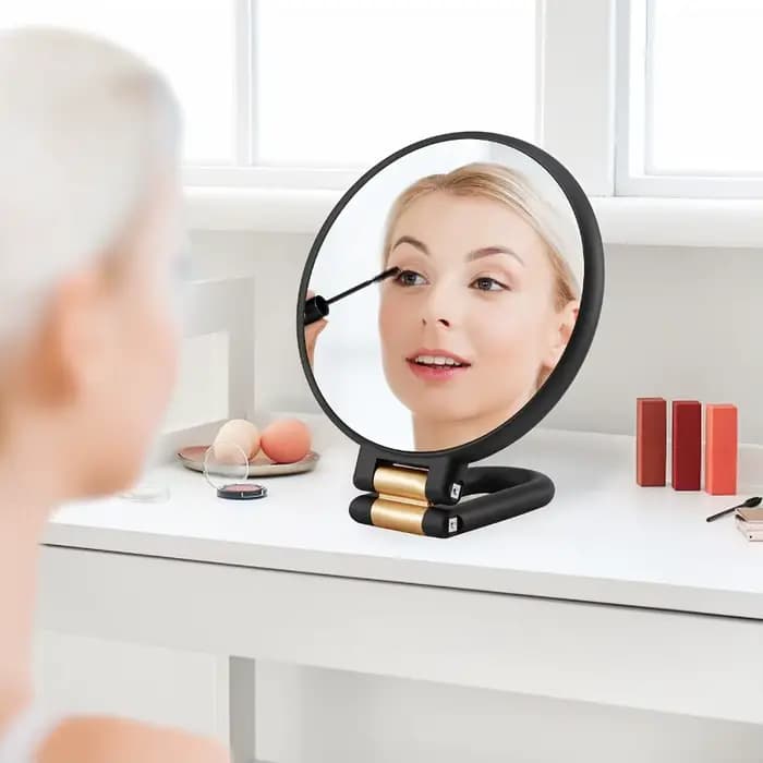 50x Miroirs de maquillage portables à double face