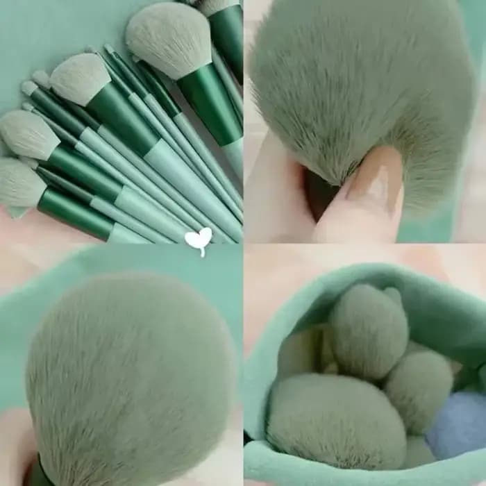 Ensemble de pinceaux de maquillage doux et moelleux