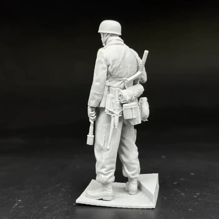Figurines de parachutistes allemands d'élite, échelle 1/16 1/35, Kit de figurines en résine, modèle miniature militaire adapté à plusieurs scénarios