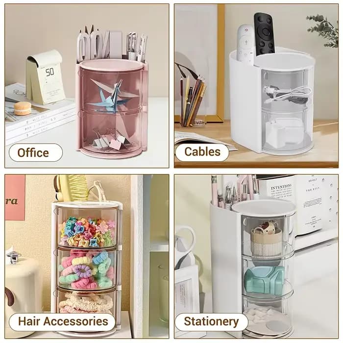 Porte-brosse, organisateur d'accessoires pour cheveux