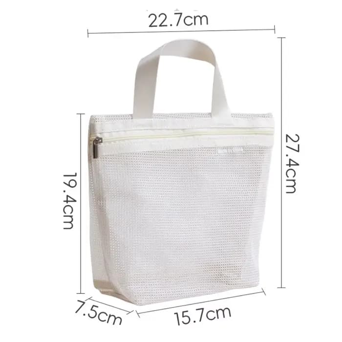 Sac de toilette portable en maille