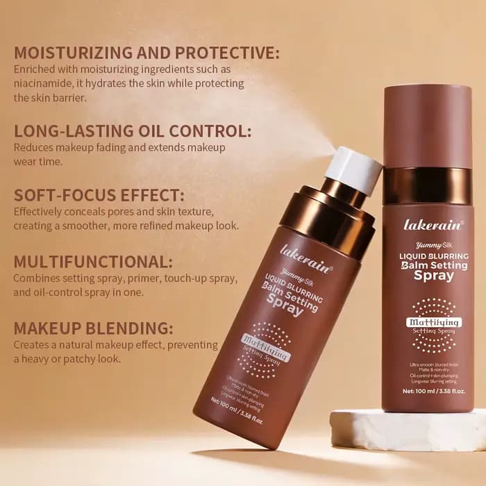 Spray fixateur de maquillage