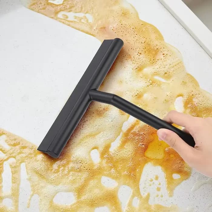 Raclette de douche pour porte en verre, grattoir mural de douche, nettoyeur avec support en Silicone, essuie-glace pour miroir de salle de bains, nettoyage du verre