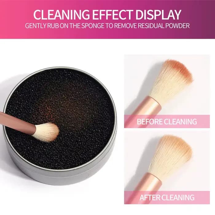 Éponges de nettoyage pour pinceaux de maquillage