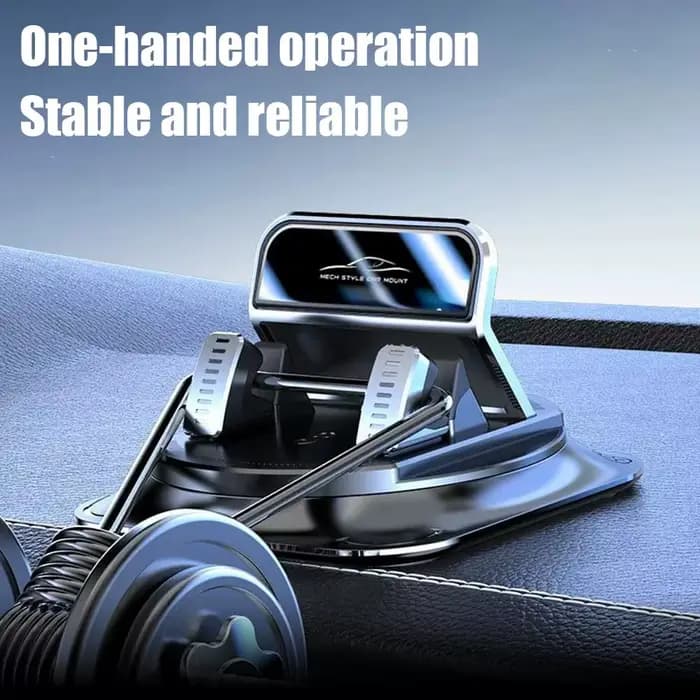 Support de téléphone portable pour tableau de bord de voiture, rotatif à 360°, fixation adhésive, support universel stable pour téléphone portable, accessoires pour voiture