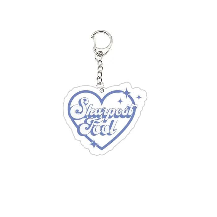 Porte-clés de charpentier Singer Sabrina populaire, pour sac d'accessoires, porte-clés en acrylique, pendentif drôle, bijoux cadeau pour Fans