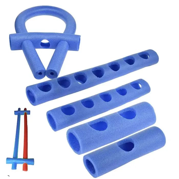 Accessoires de piscine : Connecteurs pour bouées de piscine, aides à l'entraînement, bâtons de natation perforés, bouées de natation (0-7 trous)