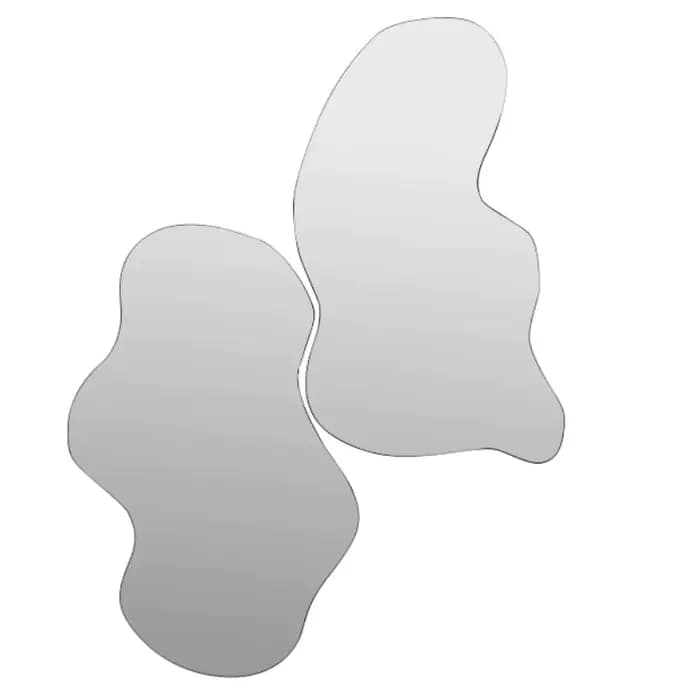 Miroir de maquillage nordique ornement irrégulier dortoir esthétique Design Cool créatif Espelho Grande Para Quarto meubles de maison