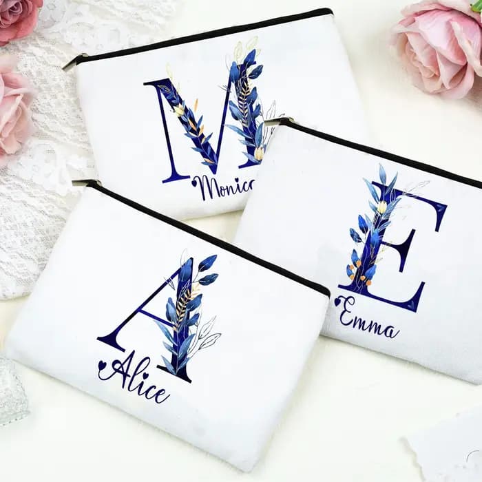 Trousse de maquillage avec nom personnalisé