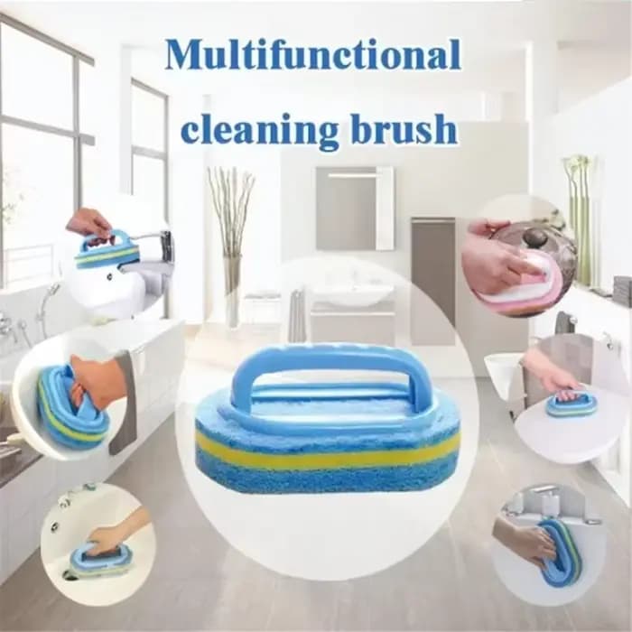 Brosse de nettoyage en éponge avec manche