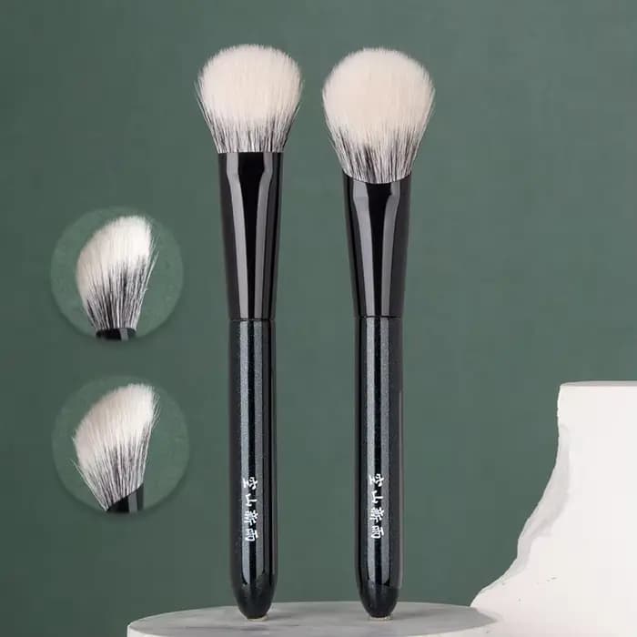 111 pinceaux de maquillage professionnels faits à la main doux Saikoho poils de chèvre inclinés pointillé Blush brosse