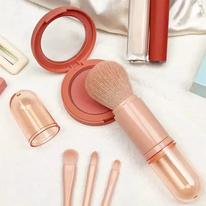 Pinceau de maquillage 4 en 1 de haute qualité
