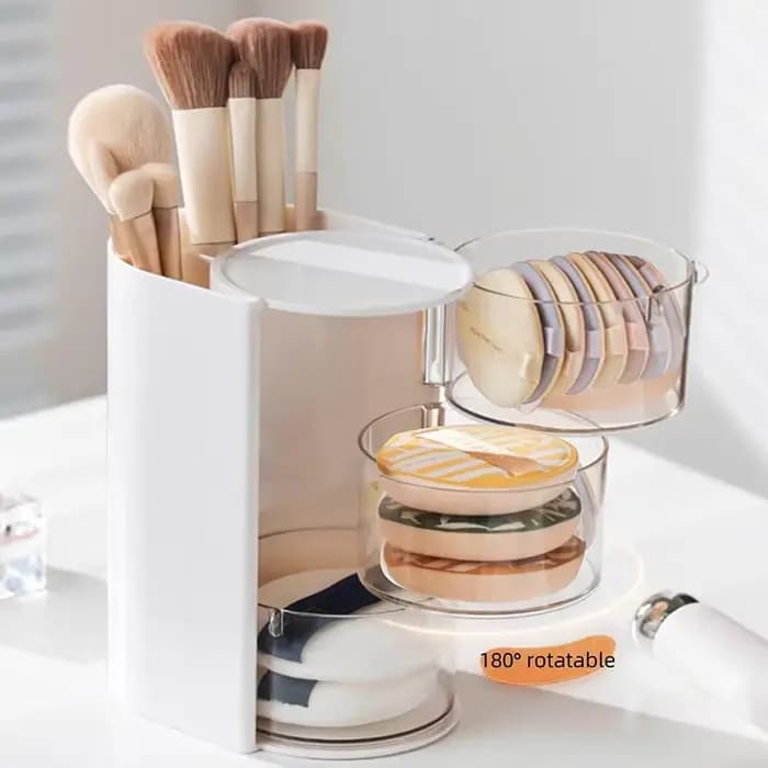 Porte-brosse, organisateur d'accessoires pour cheveux