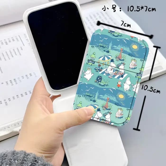 Miroir pliable léger de la série Moomins Kawaii Anime