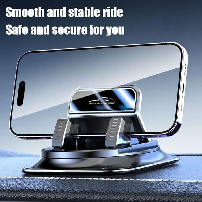 Support de téléphone portable pour tableau de bord de voiture, rotatif à 360°, fixation adhésive, support universel stable pour téléphone portable, accessoires pour voiture