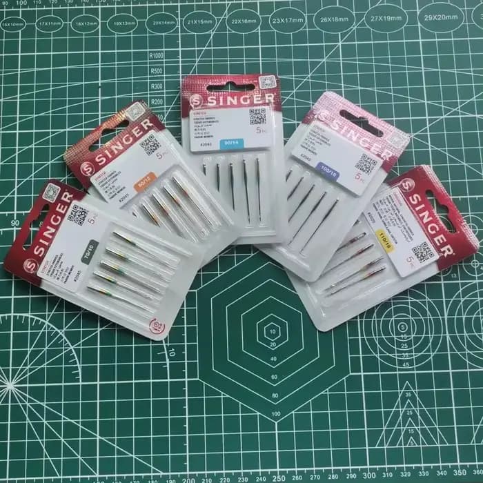 Aiguilles pour Machine à coudre SINGER, versions HA, accessoires de couture, bricolage, 5 pièces/paquet