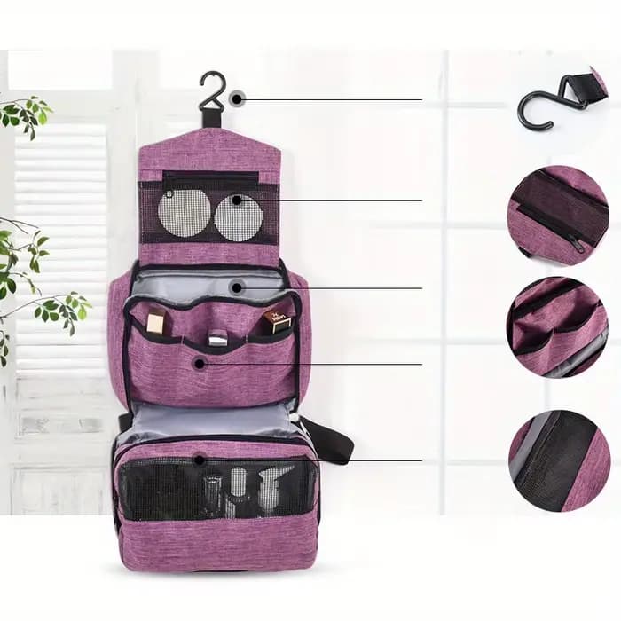 1 pièces suspendu pratique trousse de toilette voyage