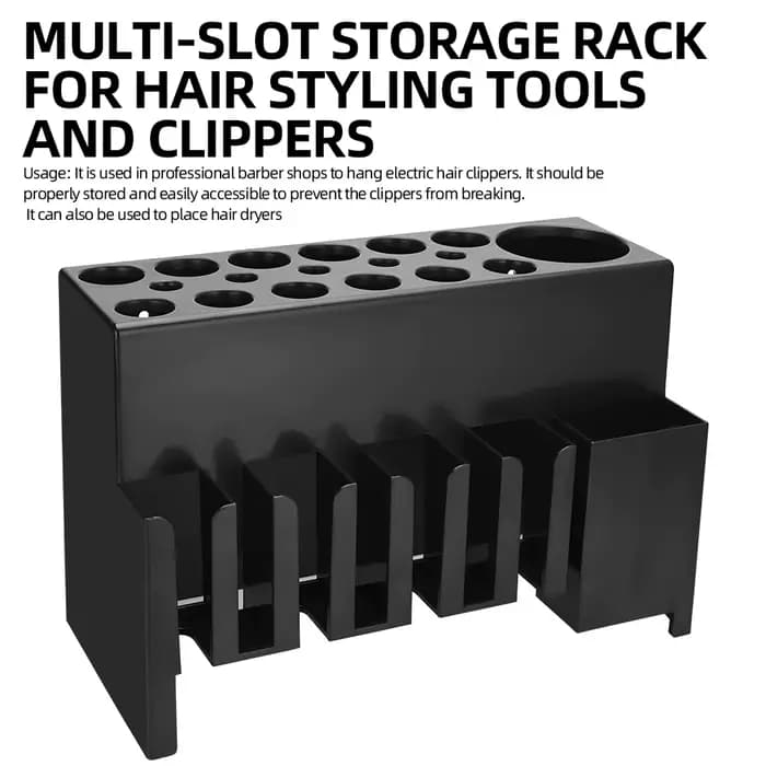 Boîte de rangement pour outils de coiffure