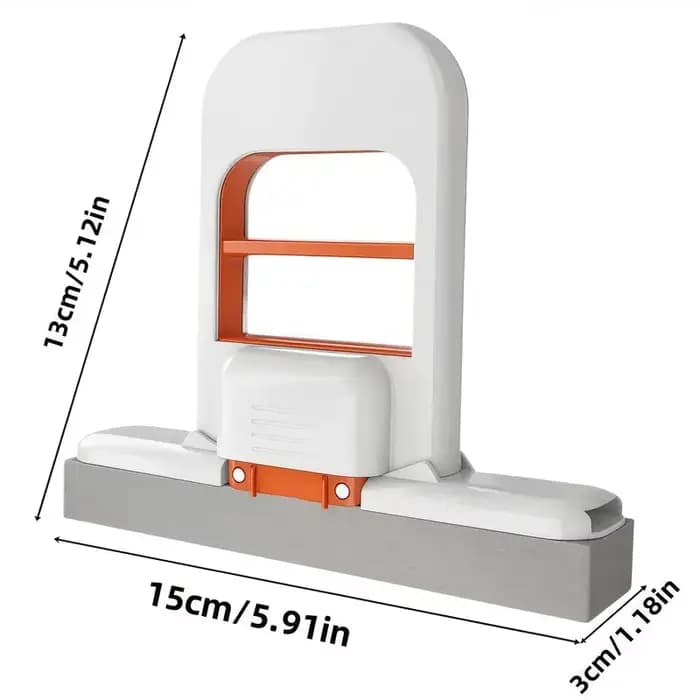 Mini vadrouille multifonctionnelle | Vadrouille humide/sec rétractable pour cuisine, salle de bain, voiture | Plastique durable | Outil de nettoyage compact et domestique 