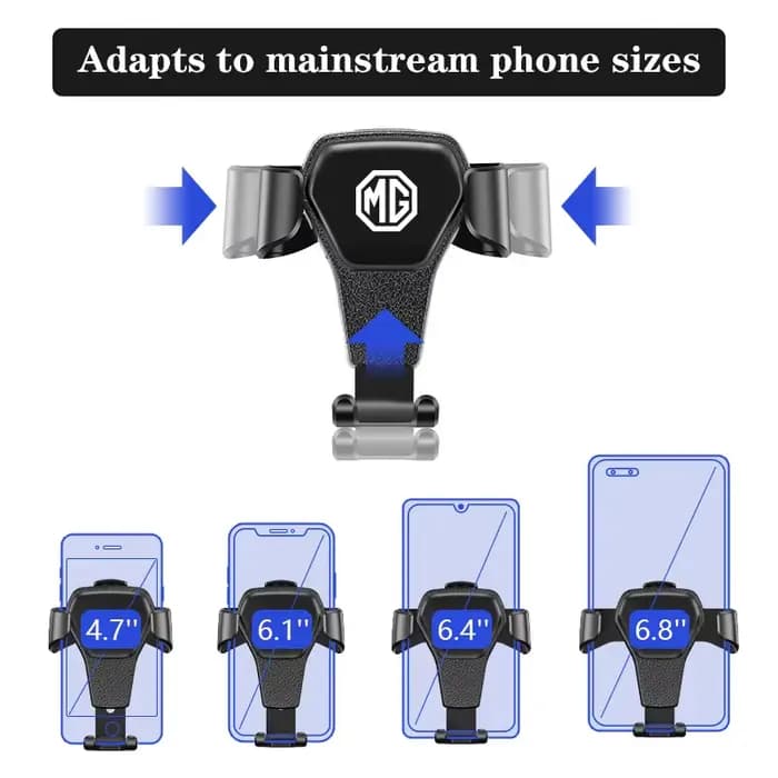 Support de téléphone pour voiture, Clip de ventilation sur GPS, accessoires pour MG ZS MG4 MG5 MG7 MG3 MG6 HS Cyberster Hector Gloster ES5 ZST EZS