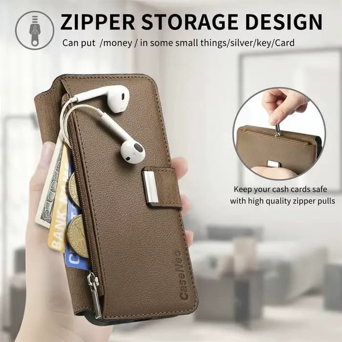 Étui en cuir détachable 2-en-1 pour OnePlus 15 13R 5G, protection intégrale 360° pour OnePlus 13, coque de téléphone OnePlus 15R 12 15T Ace 6T, étui à rabat