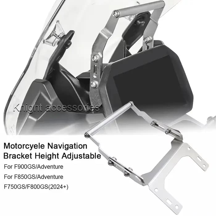Adaptateur de montage GPS pour moto F900GS Adventure F850GS/ F800GS(2024 +), accessoires au-dessus des instruments V2.0, hauteur réglable