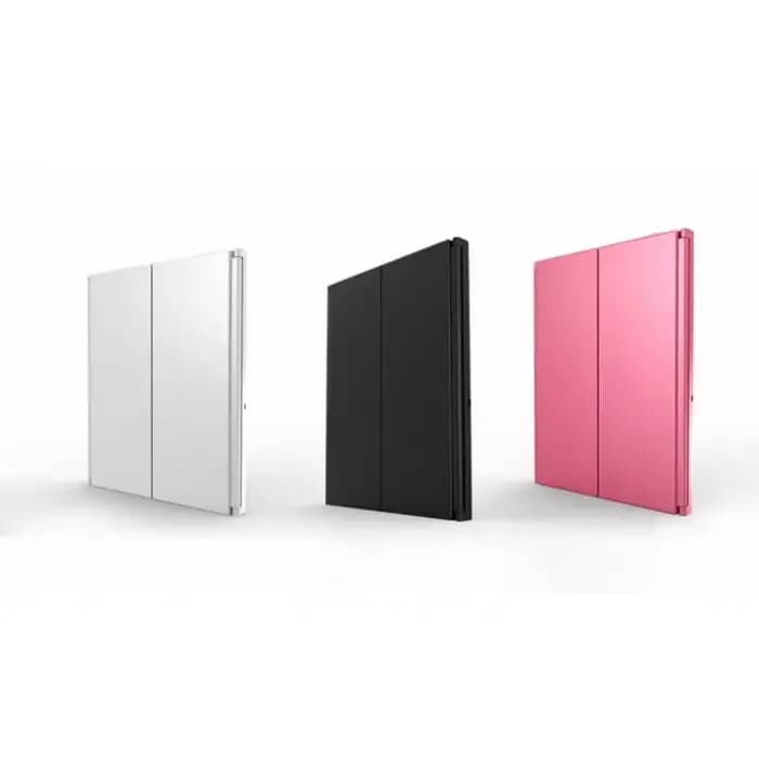 Miroir cosmétique de voyage portable à trois volets