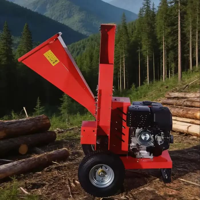 Broyeur de bois personnalisé pour usage domestique, pour l'élimination des branches et des feuilles de jardin, broyeur de bois de grande capacité pour branches humides et sèches