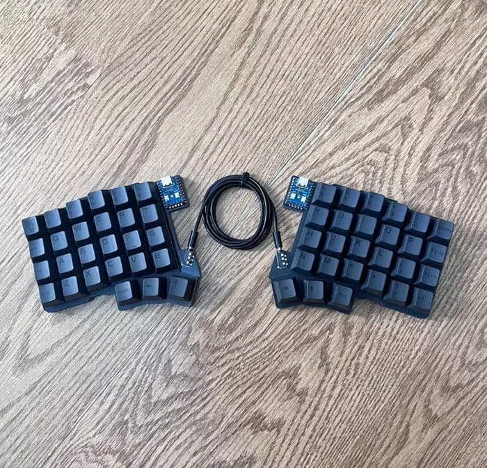 Silakka54 clavier mécanique divisé filaire personnalisé monomode échange à chaud ergonomique jeu clavier divisé Support QMK/VIAL