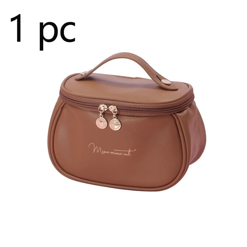 Nouvelle trousse de maquillage de voyage pour femmes, trousse de toilette multifonctionnelle à compa