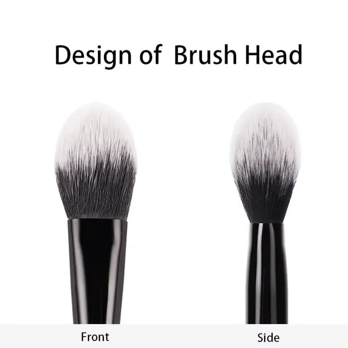 Kat Von D-pinceau de maquillage 25 pinceau à Blush cheveux en fibres douces élégant manche noir pinceaux