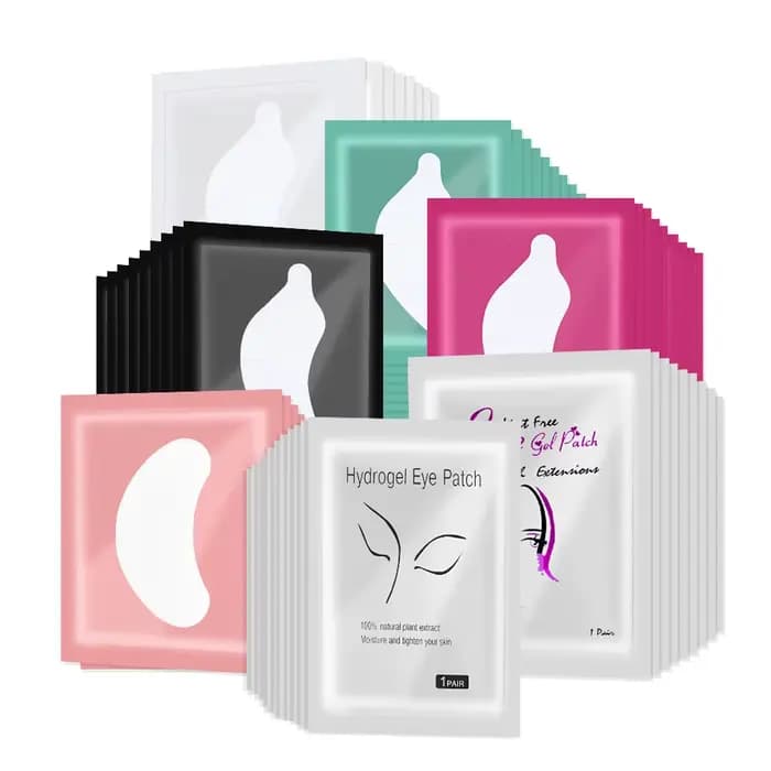 50 paires de patchs d'extension de cils patchs Hydrogel tampon de Gel maquillage outils de levage de