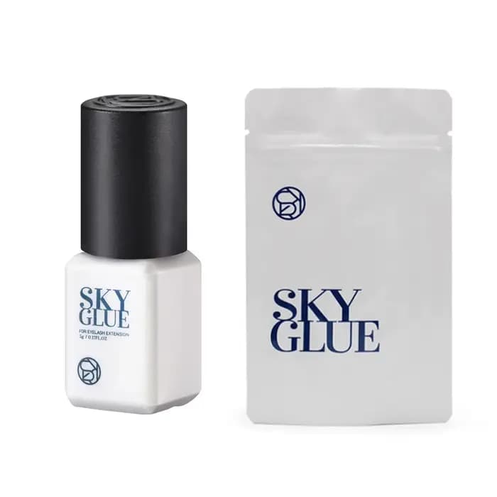 1 bouteille de colle SKY pour Extensions de cils 5ml Original Sky S + noir rouge bleu capuchon faux