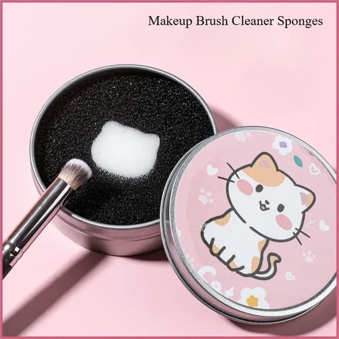 Éponges de nettoyage pour pinceaux de maquillage