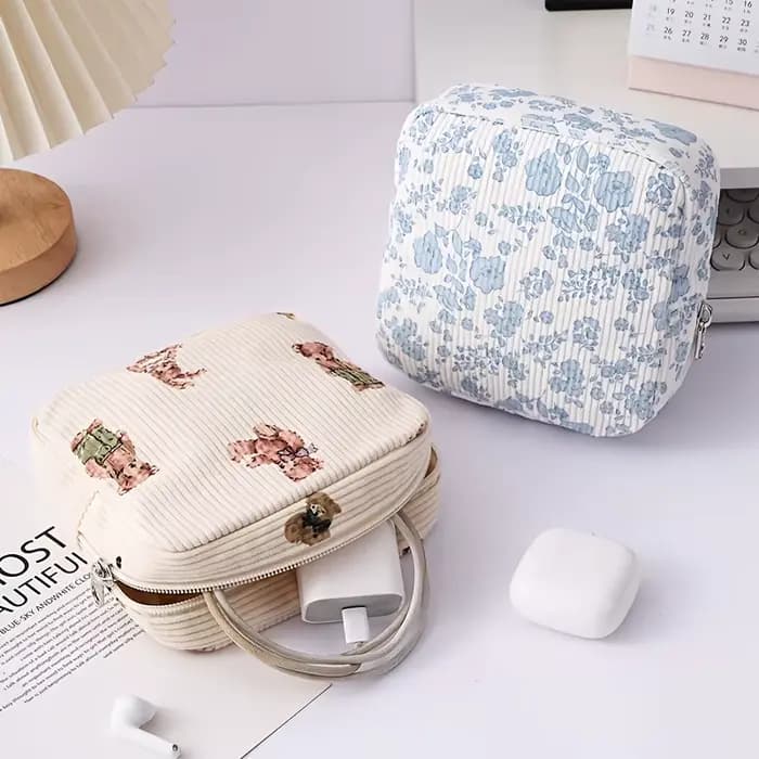 Petite trousse de maquillage mignonne pour sac à main