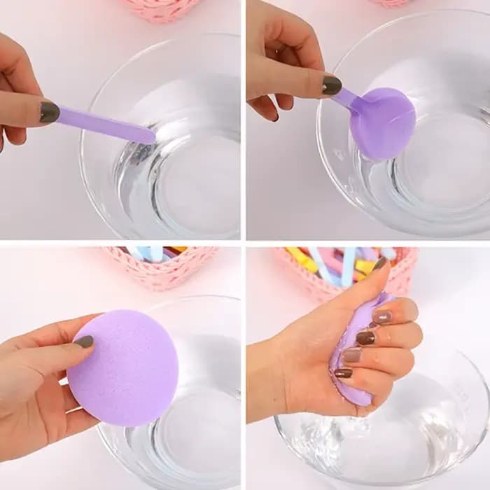 Compresse bouffante de lavage du visage avec boîte de rangement