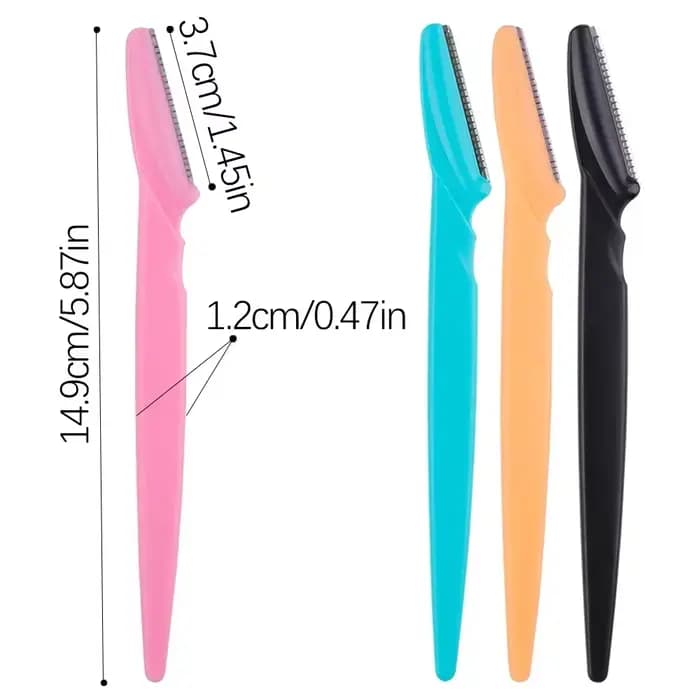 3/4/10 pièces rasoir de sourcils lame rasoir Portable visage rasoir yeux sourcils épilation coupe-ép