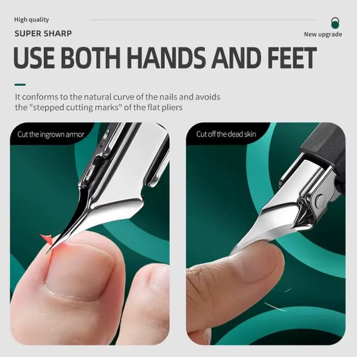 Coupe-ongles professionnel en acier inoxydable, précision ultime, pinces à cuticules, particulièreme