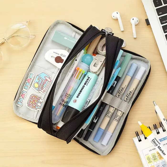 Trousse à crayons de grande capacité