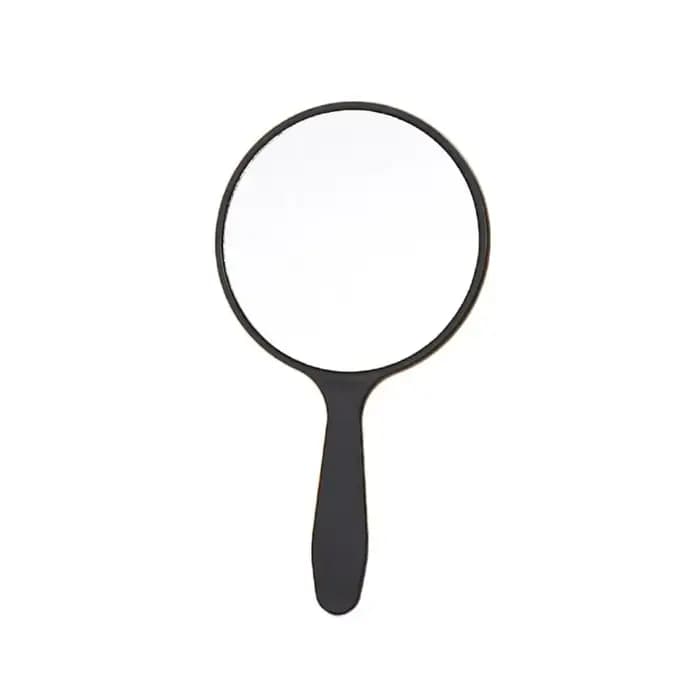 Miroir de maquillage Durable pour bricolage, petit miroir rond portatif Anti-chute avec poignée, miroir Portable pour femmes