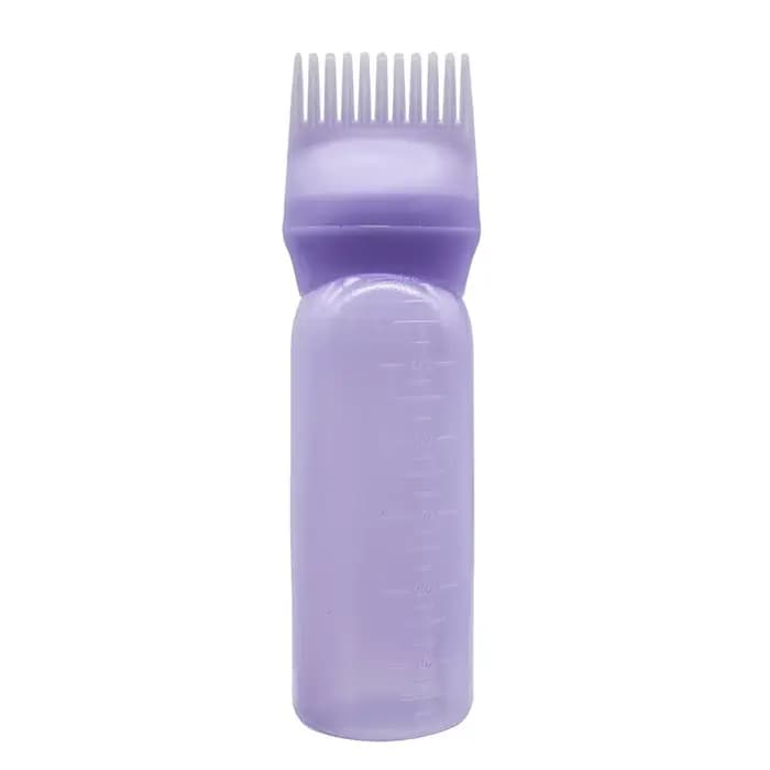 Bouteille applicateur d'huile capillaire pour Salon de coiffure, 3 couleurs, peigne de teinture prof
