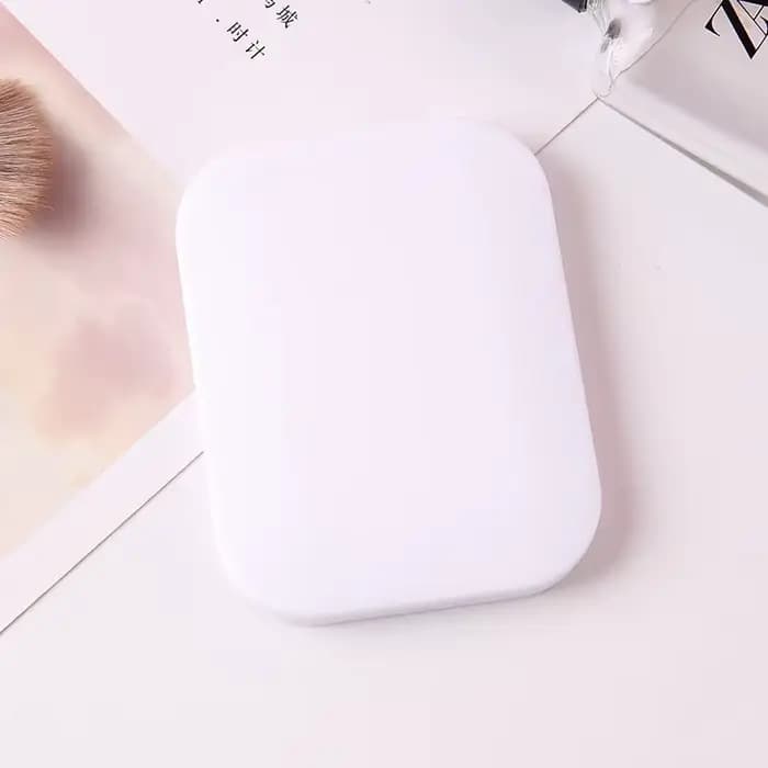 Miroir de maquillage pliant portable avec peigne pour fille, ensemble d'outils de maquillage, miroir