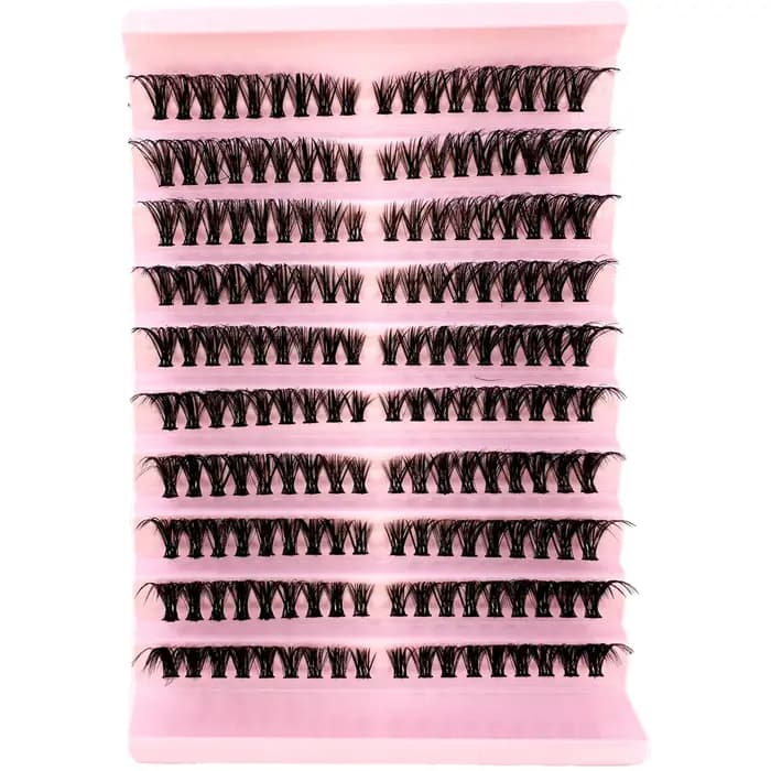 200 pièces bricolage cils personnels 40P grappe