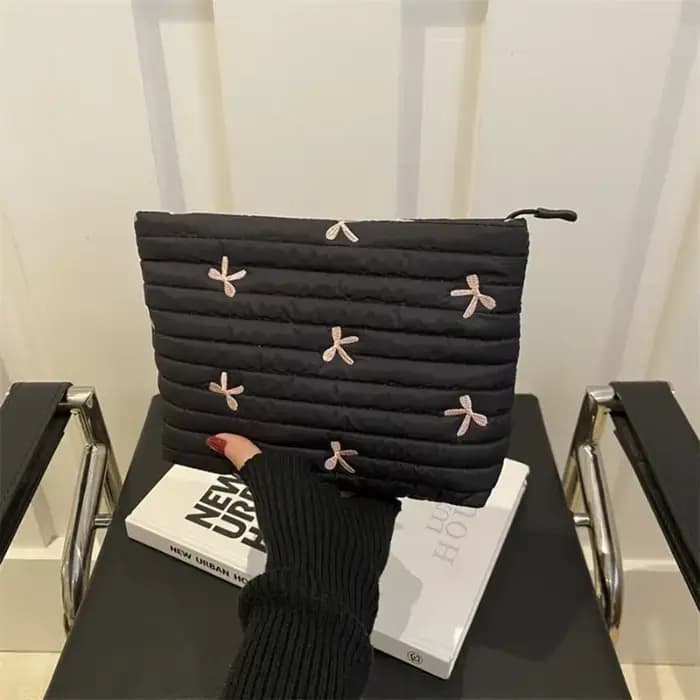 Trousse de maquillage mignonne avec fermeture éclair